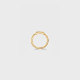 Systeme Ring in Yellow Gold and Diamonds