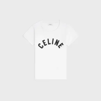 T-Shirt in Ribbed Cotton Jersey