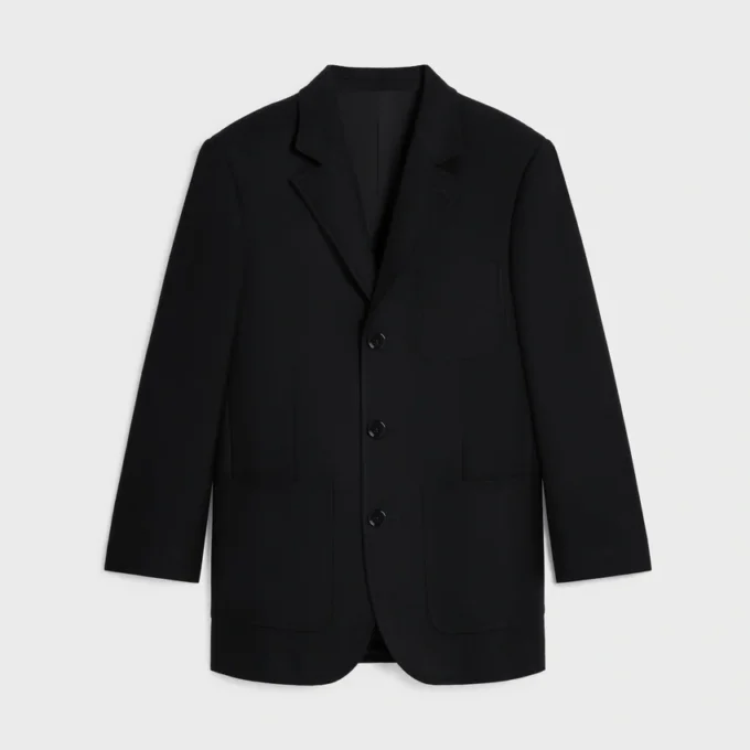 Tailored Jacket in Cashmere Flannel Tailored Jacket in Cashmere Flannel
