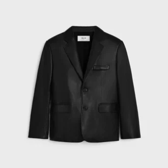 Tailored Jacket in Plonge Lambskin