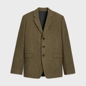 Tailored Jacket in Tricotine Wool
