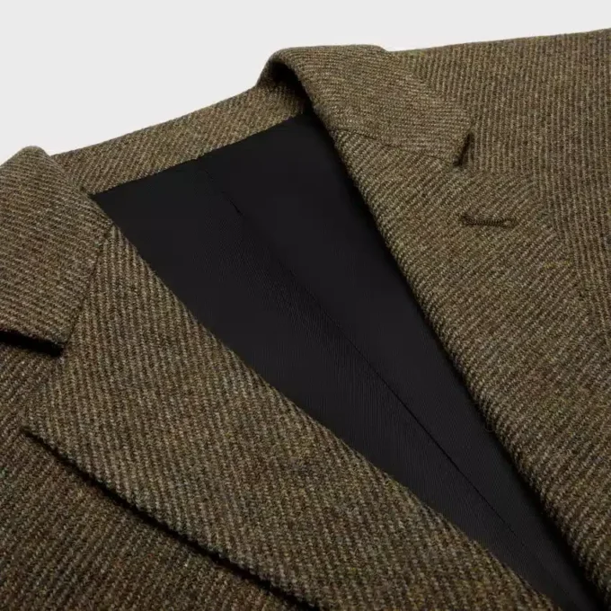 Tailored Jacket in Tricotine Wool Tailored Jacket in Tricotine Wool