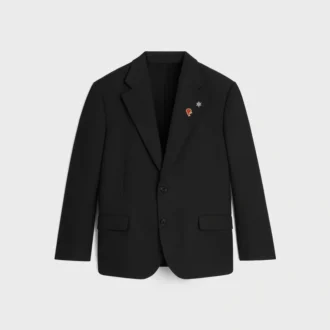 Tailored Jacket in Wool Gabardine Tailored Jacket in Wool Gabardine