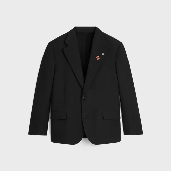 Tailored Jacket in Wool Gabardine Tailored Jacket in Wool Gabardine