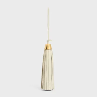 Tassel Charm in Smooth Lambskin