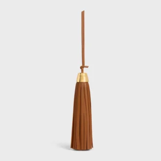 Tassel Charm in Smooth Lambskin