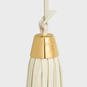 Tassel Charm in Smooth Lambskin