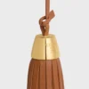 Tassel Charm in Smooth Lambskin