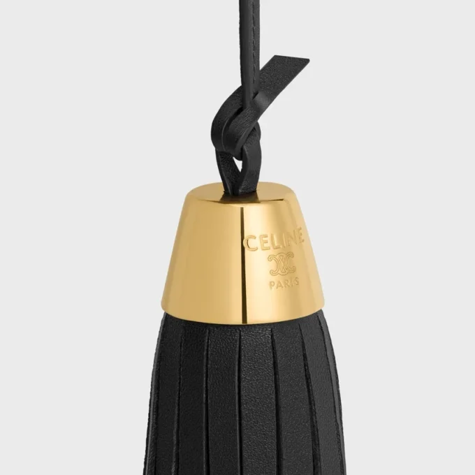 Tassel Charm in Smooth Lambskin