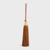 Tassel Charm in Smooth Lambskin