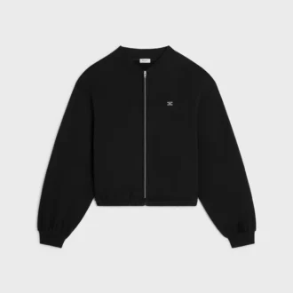 Teddy Jacket in Cotton Fleece Teddy Jacket in Cotton Fleece