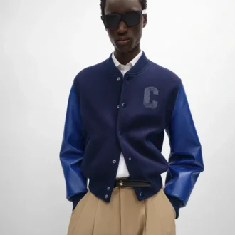 Teddy Jacket in Textured Wool