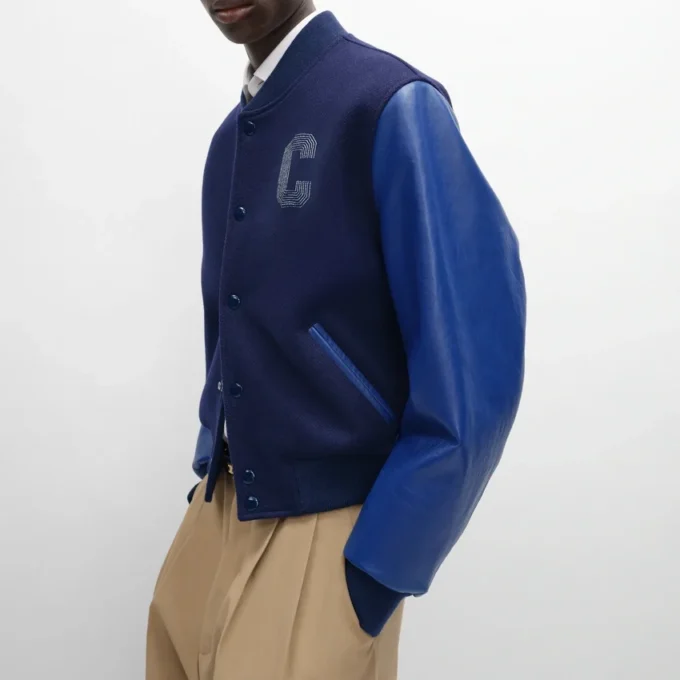 Teddy Jacket in Textured Wool
