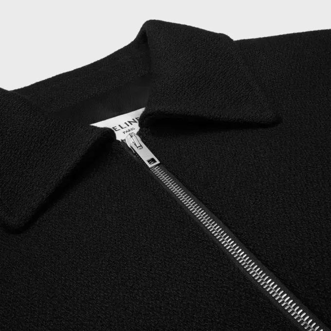 Teddy Jacket in Textured Wool Teddy Jacket in Textured Wool