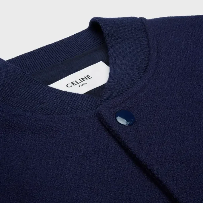 Teddy Jacket in Textured Wool