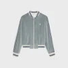 Teddy Tracksuit Jacket in Velvet Jersey