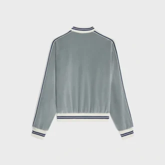 Teddy Tracksuit Jacket in Velvet Jersey