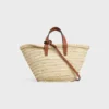 Teen Celine Classic Panier in Palm Leaves and Calfskin Teen Celine Classic Panier in Palm Leaves and Calfskin
