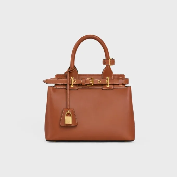 Teen Celine Conti Bag in Natural Calfskin Teen Celine Conti Bag in Natural Calfskin