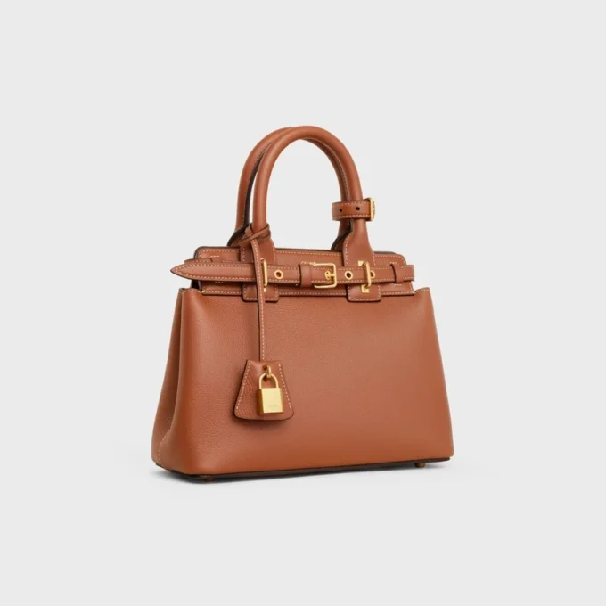 Teen Celine Conti Bag in Supple Grained Calfskin Teen Celine Conti Bag in Supple Grained Calfskin
