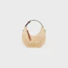 Teen Celine Lulu in Raffia and Natural Calfskin Teen Celine Lulu in Raffia and Natural Calfskin
