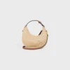 Teen Celine Lulu in Raffia and Natural Calfskin Teen Celine Lulu in Raffia and Natural Calfskin