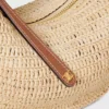 Teen Celine Lulu in Raffia and Natural Calfskin Teen Celine Lulu in Raffia and Natural Calfskin