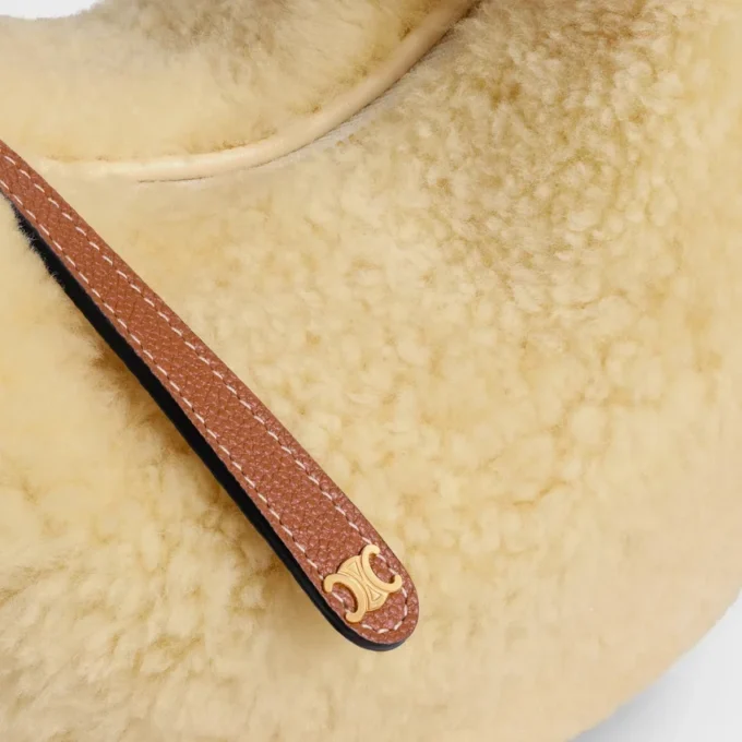Teen Celine Lulu in Shearling and Calfskin Teen Celine Lulu in Shearling and Calfskin
