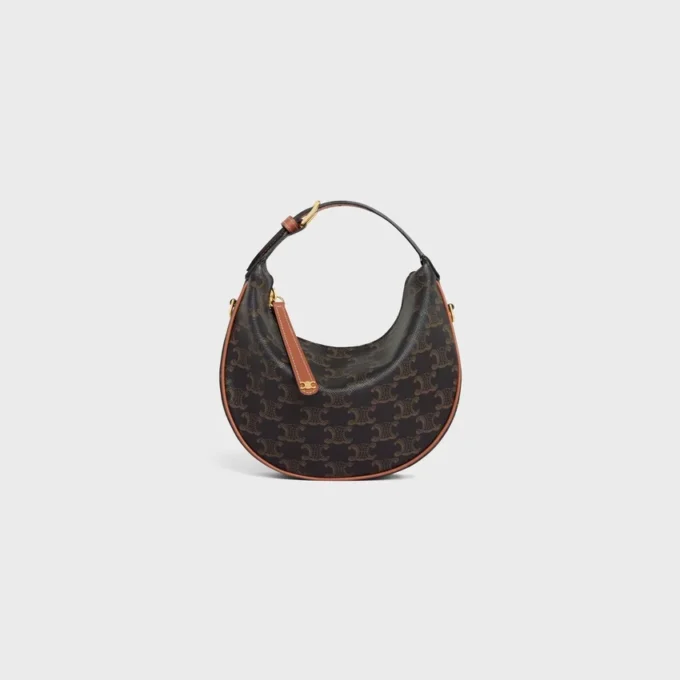 Teen Celine Lulu in Triomphe Canvas and Calfskin Teen Celine Lulu in Triomphe Canvas and Calfskin