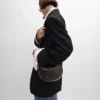 Teen Celine Lulu in Triomphe Canvas and Calfskin Teen Celine Lulu in Triomphe Canvas and Calfskin
