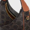 Teen Celine Lulu in Triomphe Canvas and Calfskin Teen Celine Lulu in Triomphe Canvas and Calfskin