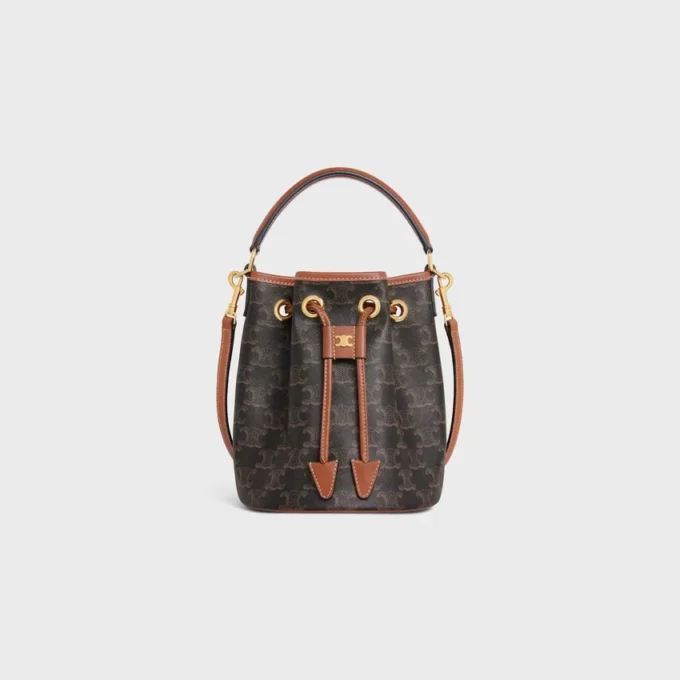 Teen Clara Bag in Triomphe Canvas and Calfskin Teen Clara Bag in Triomphe Canvas and Calfskin