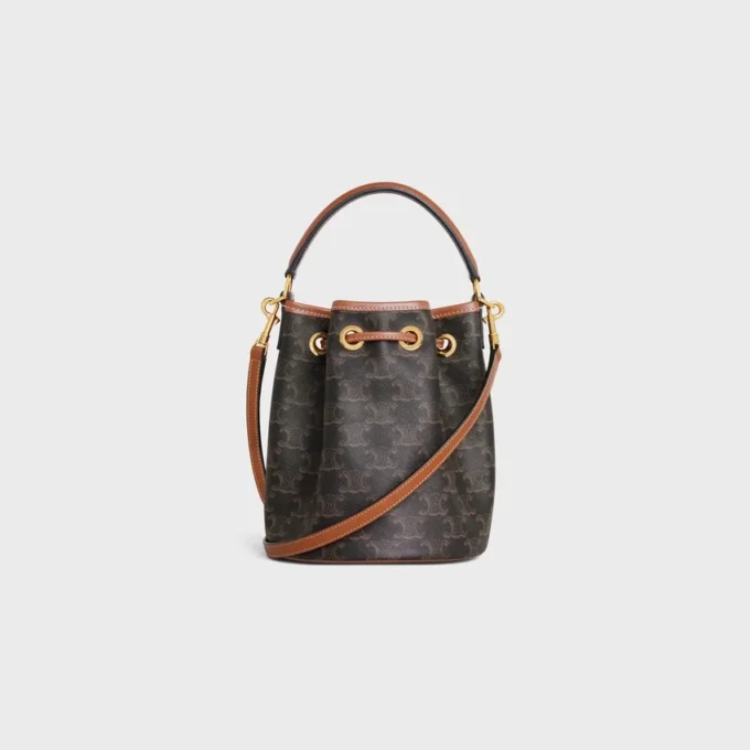 Teen Clara Bag in Triomphe Canvas and Calfskin Teen Clara Bag in Triomphe Canvas and Calfskin