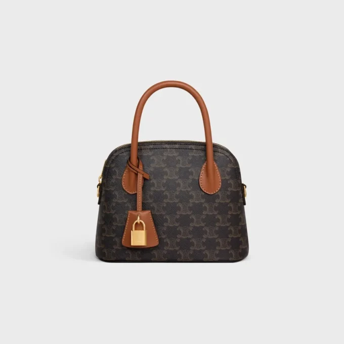 Teen Honorine Bag in Triomphe Canvas and Calfskin Teen Honorine Bag in Triomphe Canvas and Calfskin