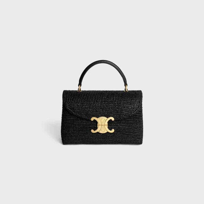 Teen Nino Bag in Raffia and Calfskin Teen Nino Bag in Raffia and Calfskin