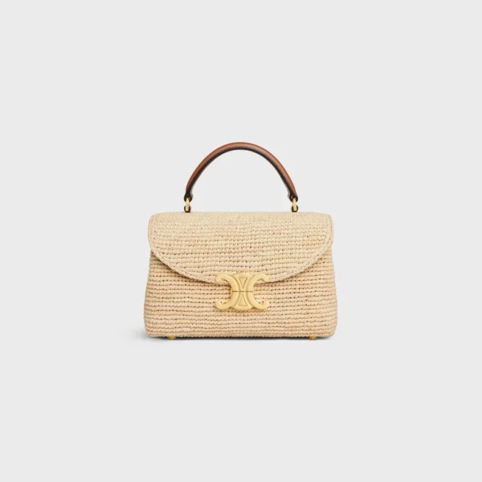 Teen Nino Bag in Raffia and Calfskin Teen Nino Bag in Raffia and Calfskin