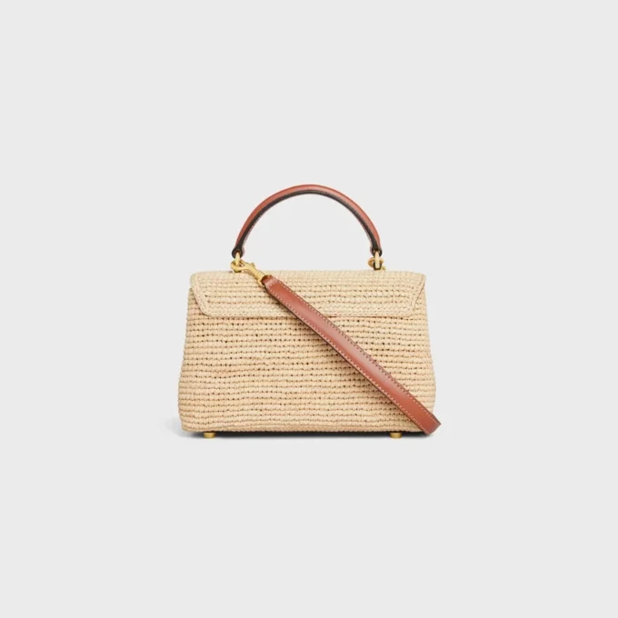 Teen Nino Bag in Raffia and Calfskin Teen Nino Bag in Raffia and Calfskin