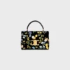 Teen Nino Bag in Velvet with Floral Embroidery Teen Nino Bag in Velvet with Floral Embroidery