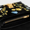 Teen Nino Bag in Velvet with Floral Embroidery Teen Nino Bag in Velvet with Floral Embroidery