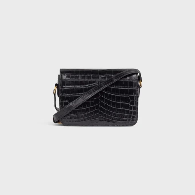 Teen Triomphe Bag in Crocodile Teen Triomphe Bag in Crocodile