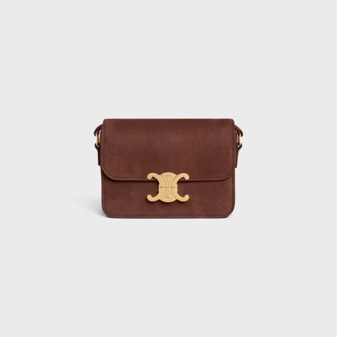 Teen Triomphe Bag in Grained Nubuck Calfskin Teen Triomphe Bag in Grained Nubuck Calfskin