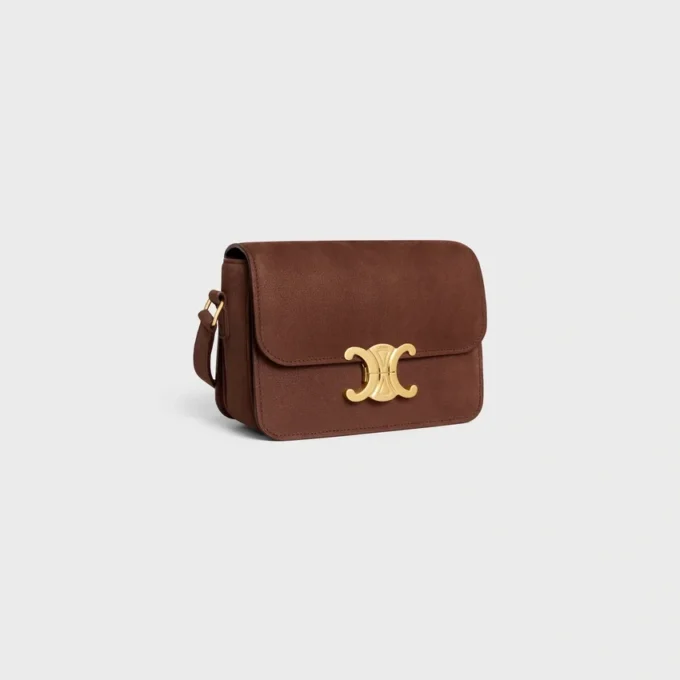Teen Triomphe Bag in Grained Nubuck Calfskin Teen Triomphe Bag in Grained Nubuck Calfskin