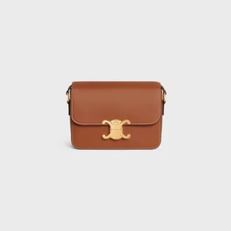 Teen Triomphe Bag in Natural Calfskin