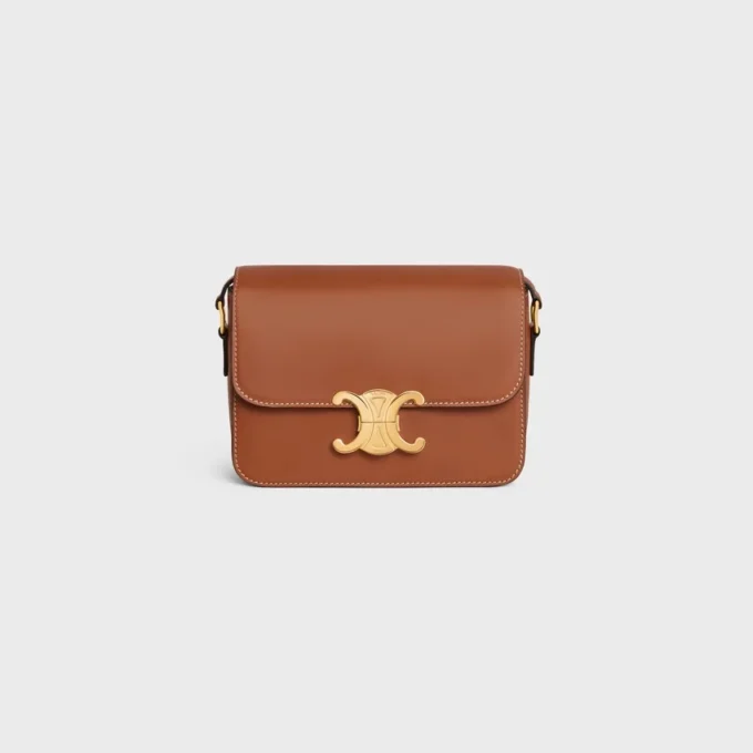 Teen Triomphe Bag in Natural Calfskin Teen Triomphe Bag in Natural Calfskin