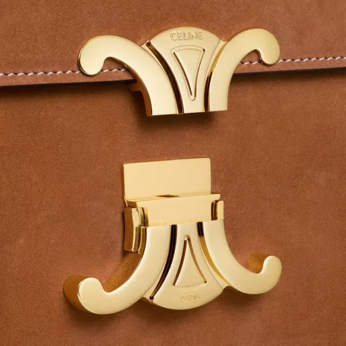 Teen Triomphe Bag in Nubuck Calfskin Teen Triomphe Bag in Nubuck Calfskin