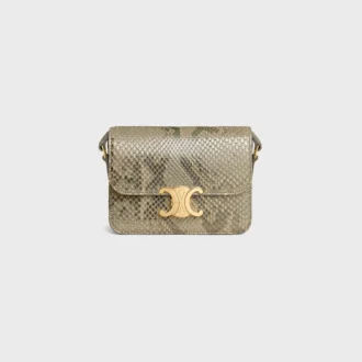 Teen Triomphe Bag in Pearly Python