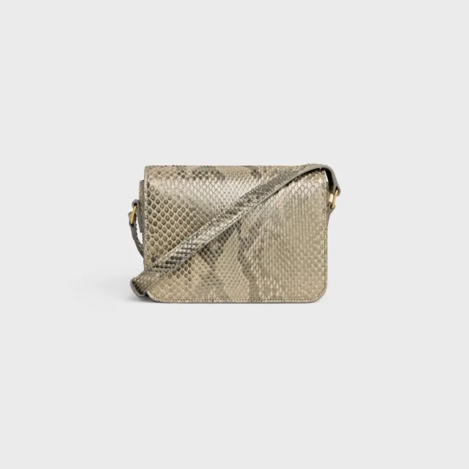 Teen Triomphe Bag in Pearly Python Teen Triomphe Bag in Pearly Python