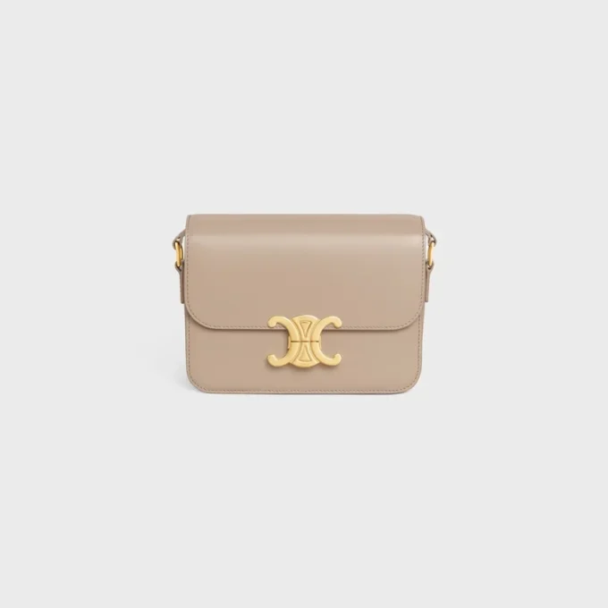 Teen Triomphe Bag in Shiny Calfskin Teen Triomphe Bag in Shiny Calfskin