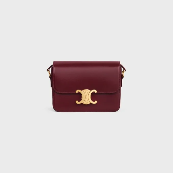 Teen Triomphe Bag in Shiny Calfskin Teen Triomphe Bag in Shiny Calfskin