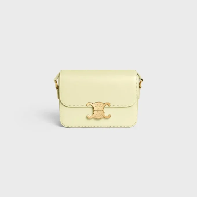Teen Triomphe Bag in Shiny Calfskin Teen Triomphe Bag in Shiny Calfskin